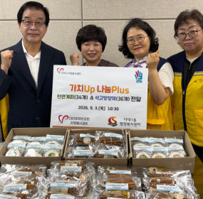 &nbsp; &nbsp;일시 : 2026. 9. 3.(목)&nbsp;&nbsp; &nbsp;장소 : 다대1동 행정복지센터​&nbsp; &nbsp;다대포해변공원 관리센터 자원봉사캠프에서는 『가치 Up 나눔 Plus』프로그램에서 청소년 자원봉사자들이 만든 시나몬 스틱 가랜드와 석고방향제를&nbsp;&nbsp; &nbsp;다대1동 행정복지센터에 전달하였습니다.&nbsp;&nbsp;